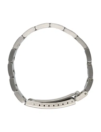 Mm6 Maison Margiela Numeric Plaque Bracelet In Metallic