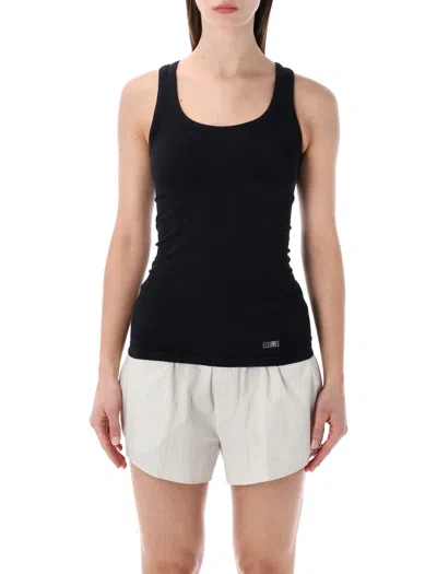 Mm6 Maison Margiela Underwear Tank Top In Black