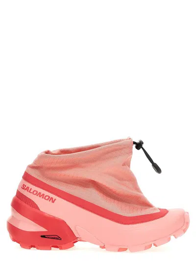 Mm6 Maison Margiela X Salomon Mm6 Sneak Cross Low Ers Sneakers In Pink
