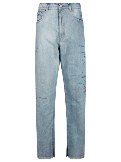 Mm6 Maison Margiela Mm6 5 Pocket Jeans In Blue
