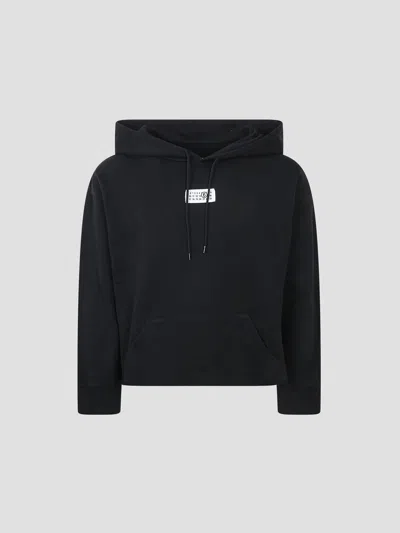 Mm6 Maison Margiela Mm6 Mini Classic Cotton T-shirt In Black