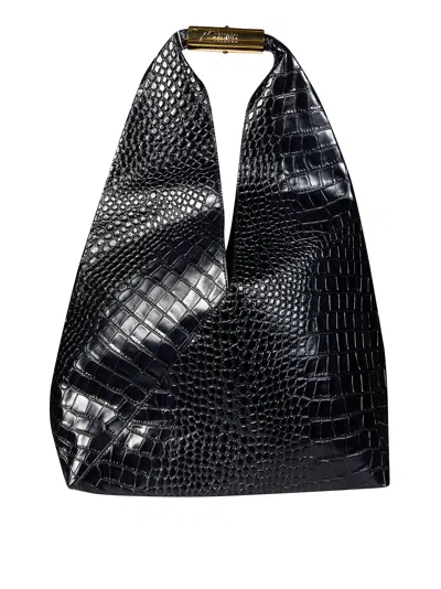Mm6 Maison Margiela Mm6 Mini Fashion Forward Handbag In Black