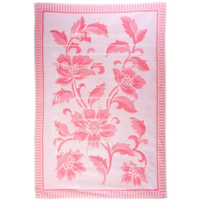 Mm6 Maison Margiela Mm6 Pink Floral Beach Towel