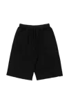 Mm6 Maison Margiela Mm6 Reversed Sweat Shorts Black In Black
