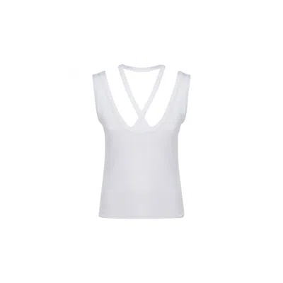 MM6 MAISON MARGIELA MM6 RIBBED COTTON TOP