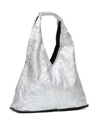 Mm6 Maison Margiela Mm6 Silver Bag Woman Japanese Convertible In Wallet In Other