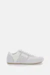 Mm6 Maison Margiela White Leather And Suede Sneaker In White