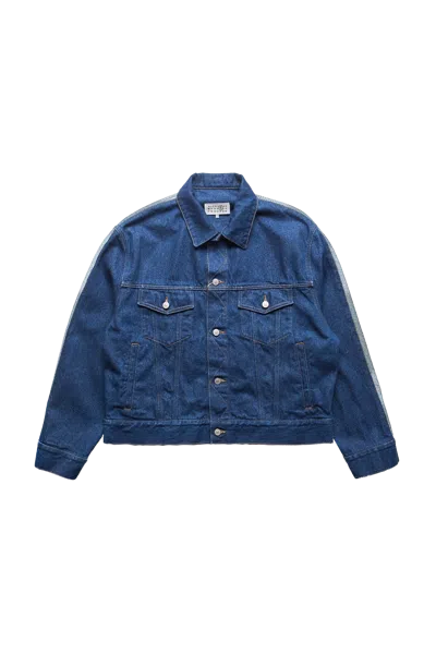 Mm6 Maison Margiela Mm6 Split Reversed Denim Jacket