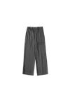Mm6 Maison Margiela Mm6 Tailored Wool Pants Dark Grey Melange In Gray