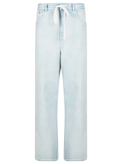 Mm6 Maison Margiela Mm6 Wide-leg Jeans In Blue