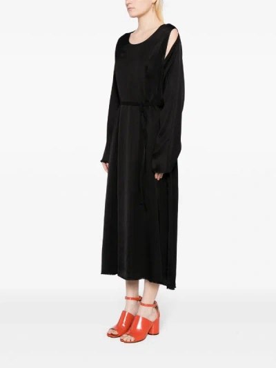 Mm6 Maison Margiela Mm6 Women Maxi Dress In 900 Black