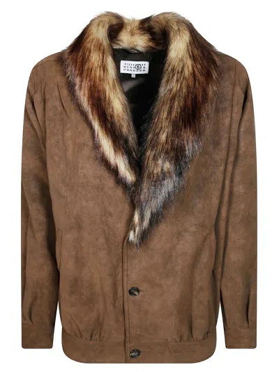 Mm6 Maison Margiela Mm6 Women's Sport Jacket In Marrone