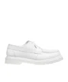 Mm6 Maison Margiela X Dr. Martens Leather Moccasin Loafers In White