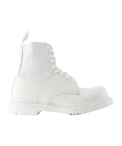 Mm6 Maison Margiela Mm6 X Dr. Martens In White