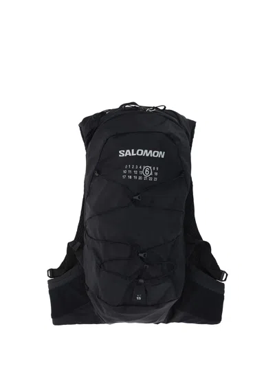 Mm6 Maison Margiela Mm6 X Salomon Backpack In Black