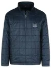 Mm6 Maison Margiela Salomon Collaboration High Collar Quilted Jacket In Black