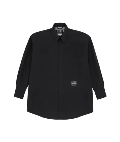 Mm6 Maison Margiela Mm6 X Salomon Gore-tex Long-sleeved Shirt In Black