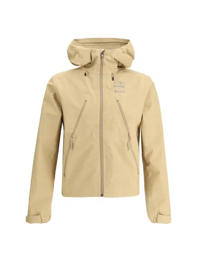 Mm6 Maison Margiela Mm6 X Salomon Jacket In Iced Coffee