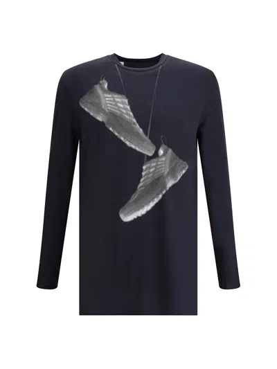 Mm6 Maison Margiela Mm6 X Salomon Edition Sneaker Print T-shirt Black