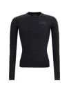 Mm6 Maison Margiela X Salomon Technical Fabric Top In Deep Black