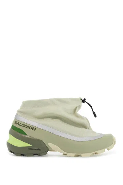 Mm6 Maison Margiela Green Salomon Edition Cross Low Sneakers