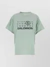 Mm6 Maison Margiela Mm6 X Salomon Ribbed Graphic T-shirt In Green