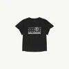 Mm6 Maison Margiela Mm6 X Salomon Seamless T-shirt In Black