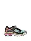Mm6 Maison Margiela Round Tip Micro-mesh Sneakers Laminated Heel
