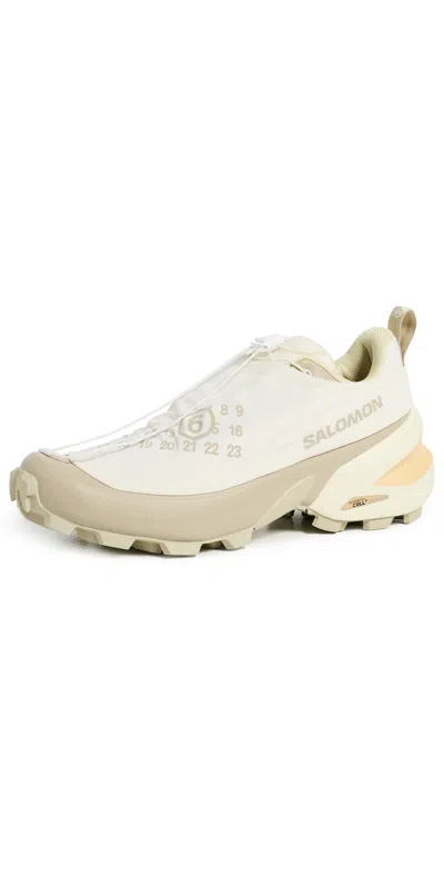 Mm6 Maison Margiela White Polyamide Athletic Sneakers In Multi