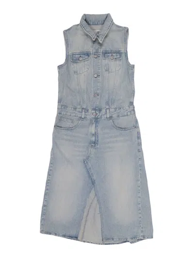 Mm6 Maison Margiela Mm6d181u Abito In Blue