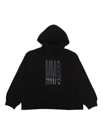 Mm6 Maison Margiela Kids' Mm6s105u Sweatshirt In Black