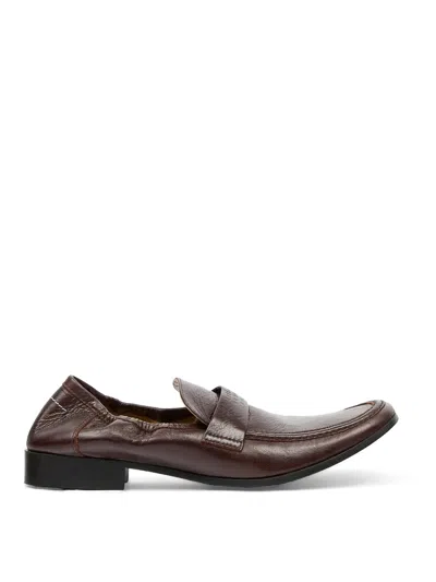 Mm6 Maison Margiela Mocassin In Brown