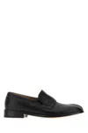 Mm6 Maison Margiela New Classic Stitch Moccasins In Black