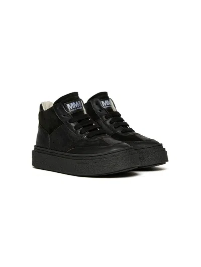 Mm6 Maison Margiela Kids' Mt78113 Sneakers In Black