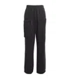 Mm6 Maison Margiela Numbers-motif Track Pants In Black