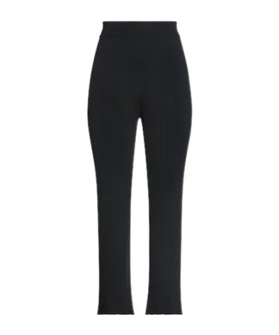 Mm6 Maison Margiela Multicolor Knit Trousers In Black