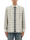 Mm6 Maison Margiela Mm6 By Maison Margiela Plaid Shirt With Classic Collar