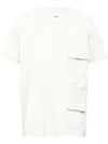 Mm6 Maison Margiela Multiple-pockets Cotton T-shirt In Neutrals
