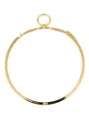 Mm6 Maison Margiela Mm6 By Maison Margiela Gold-tone Minimalist Choker Necklace In Grey