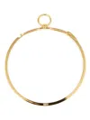 Mm6 Maison Margiela Mm6 By Maison Margiela Gold-tone Minimalist Choker Necklace In Grey