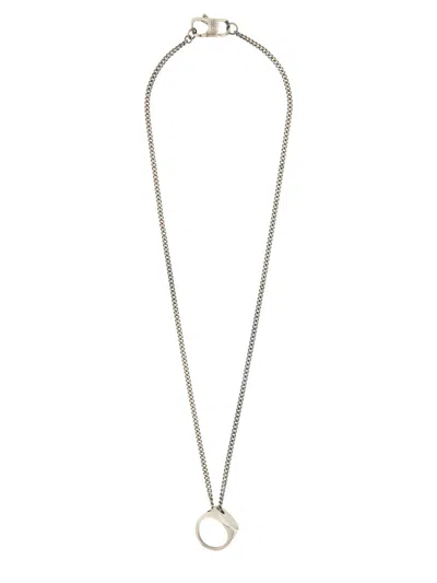 Mm6 Maison Margiela Necklace With Ring
