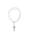 Mm6 Maison Margiela Key Pendant Necklace In Metallic