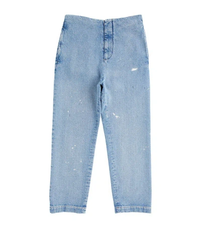 Mm6 Maison Margiela No-waistband Slim Jeans In Blue