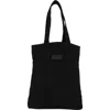 Mm6 Maison Margiela Logo-patch Tote Bag In Black