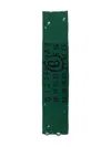 Mm6 Maison Margiela Wool Scarf Numeric Pattern In Green