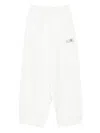 Mm6 Maison Margiela Number-print Track Pants In White