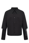 MM6 MAISON MARGIELA MM6 MAISON MARGIELA NUMBER PRINTED LAYERED SHIRT