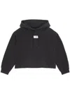 Mm6 Maison Margiela Numeric Hoodie In Blau