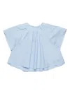 Mm6 Maison Margiela Numbers Blouse In Blue