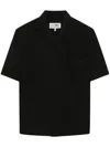 Mm6 Maison Margiela Hemd Mit Nummern-stickerei In Schwarz